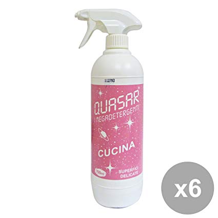 quasar kitchen trigger REALCHIMICA SRL. Home detergent spray for kitchen.  Vendita all'ingrosso di prodotti per la pulizia della casa, della persona,  degli animali e industrie.