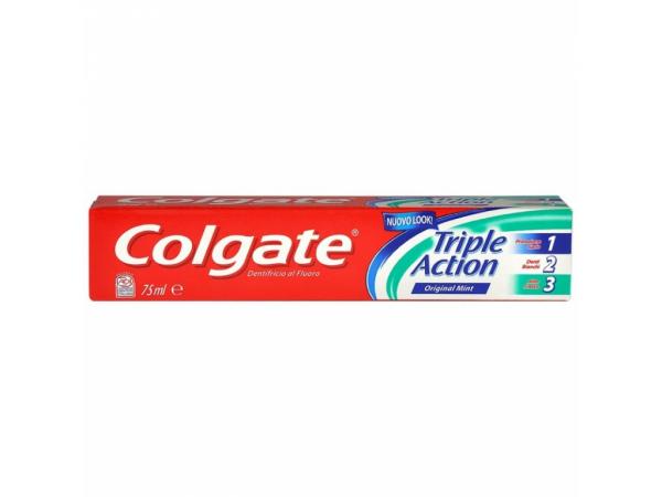 toothpaste colgate triple action ml.75