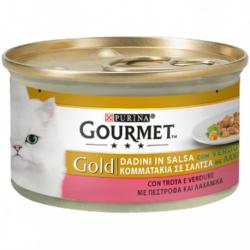 gourmet gold diced trout gr.85